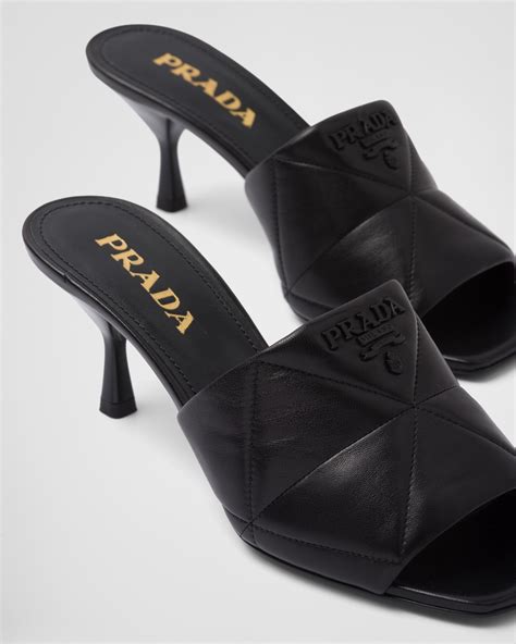 prada sandalen 2018|Prada heeled sandals.